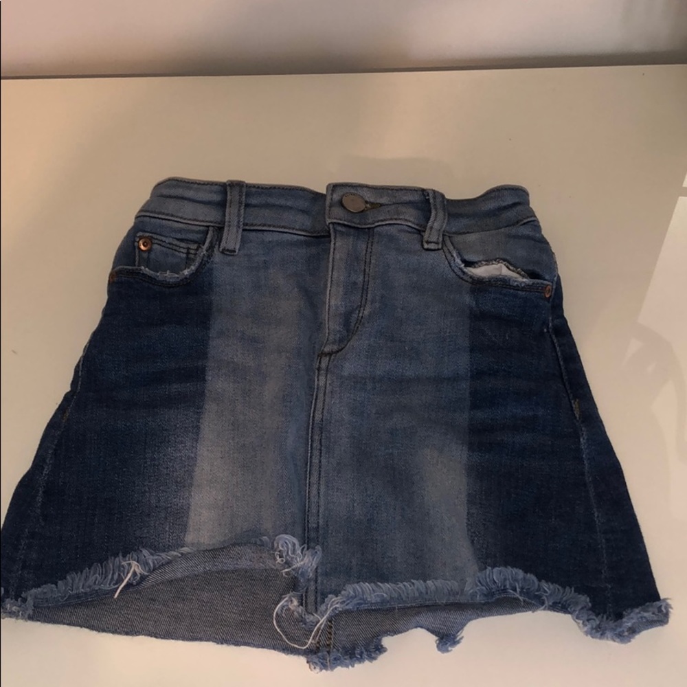 girls denim jean skirt